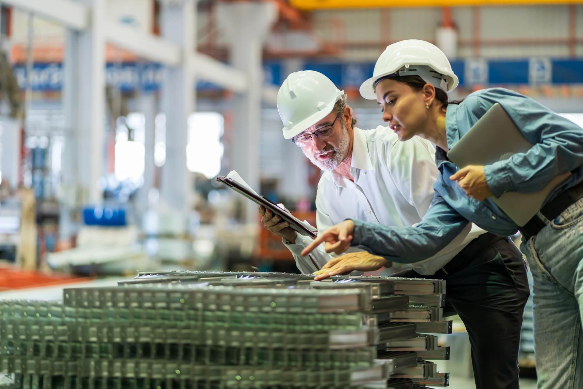 Reviewing in factory